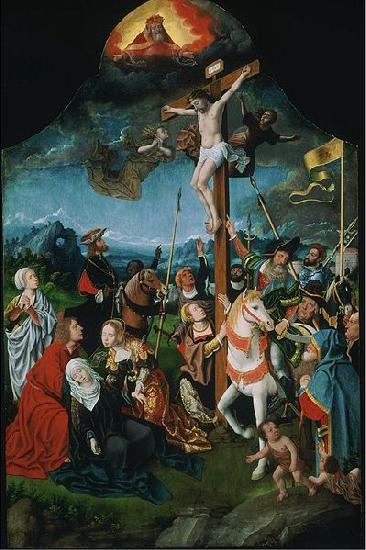 Jan Mostaert The Crucifixion France oil painting art